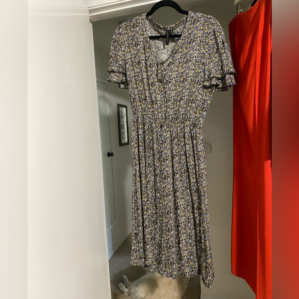 Knot sisters floral dress